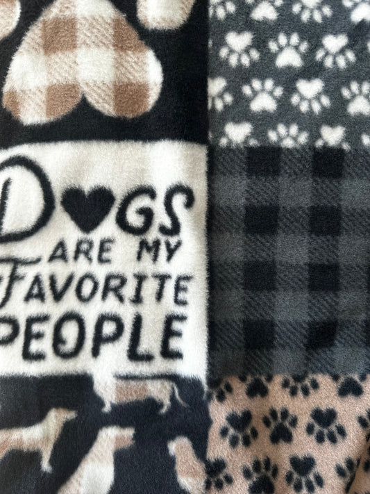 'Dogs Are My Favorite People' Blanket